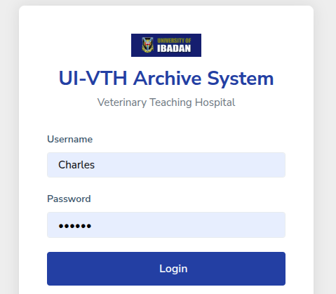 UI Veterinary Teaching Hospital Archive (UI-VTH)